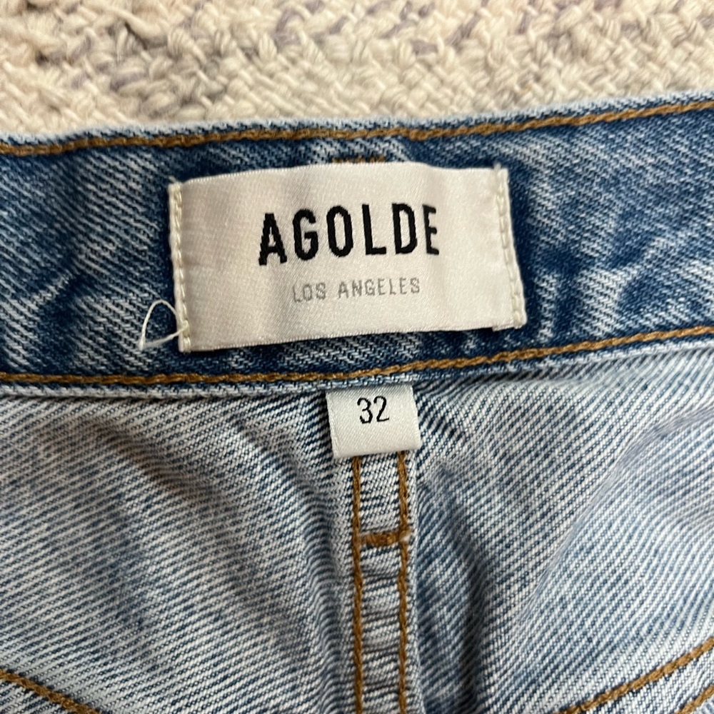 AGOLDE Riley High Rise Straight Crop Jean. - Picture 2 of 9